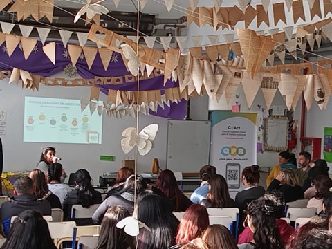 Ciencia ciudadana, educación ambiental y educación sexual integral: jornada CoAct en La Matanza